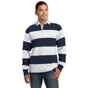 Petter / Together Striped Rugby Long Sleeve Shirt XL